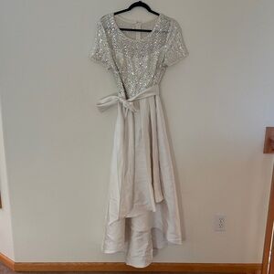 Sparkling High-Low Sequin Dress